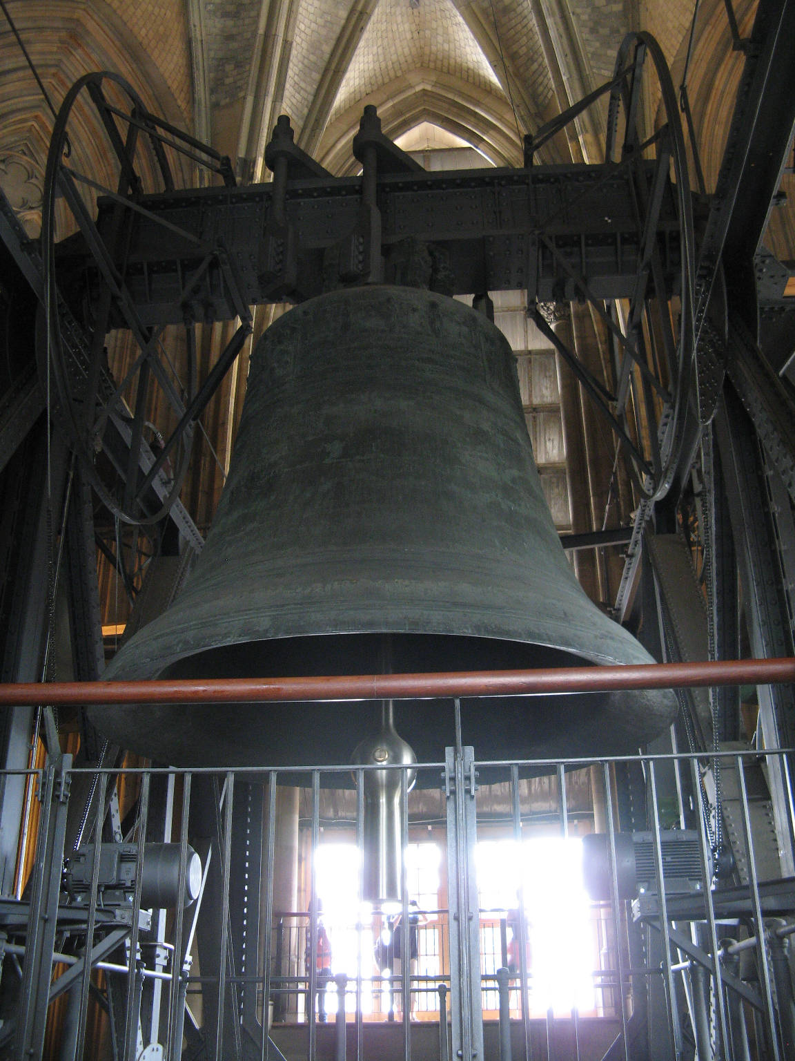 The biggest bell in the tower